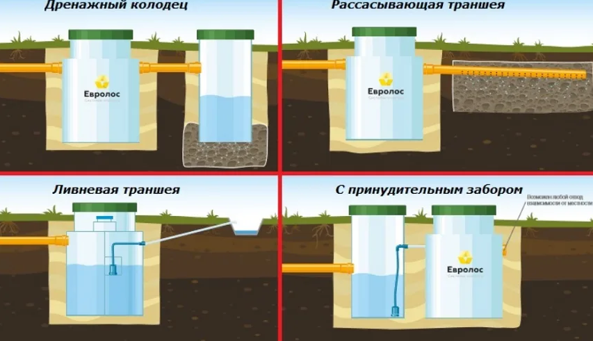 Куда сливать воду из септика